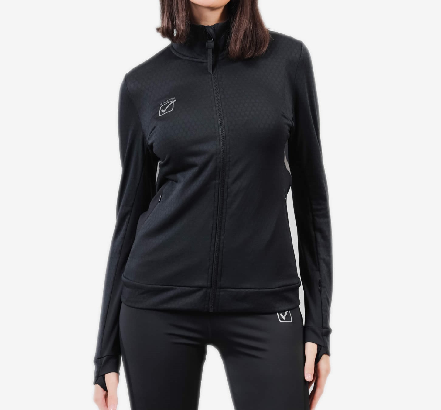 Givova женска спортска дуксерица Roll – спортска облека за тренинг и фитнес