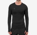 NAME SHIRT TOUCH маица за тренинг и трчање – страничен поглед црна